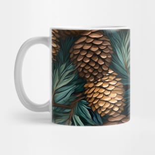 Pinecone and branches Mug